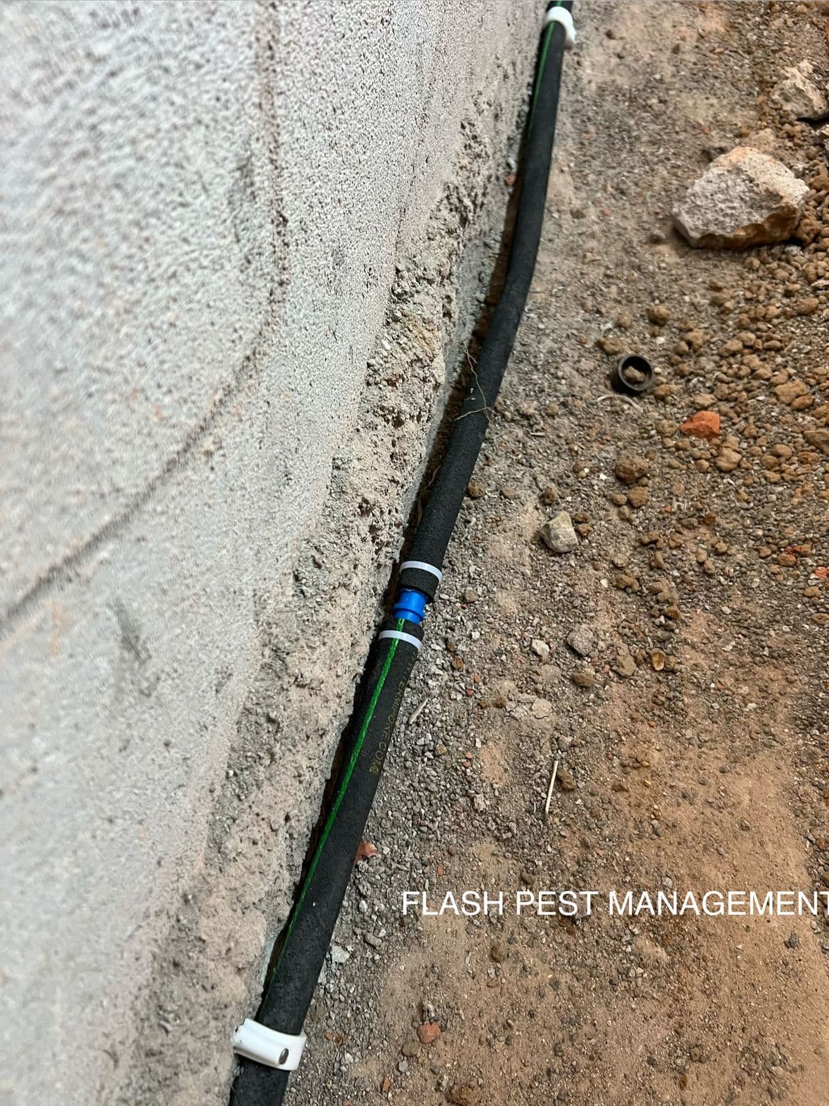 Reticulated piping system installation for pest control in Chennai residential building